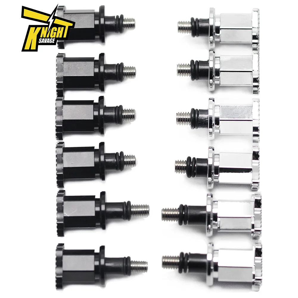 

6 шт. 3D гравированные шариковые режущие передние болты для крыла для SUZUKI GSX1300R HAYABUSA 2008-2020 Запчасти для мотоциклов