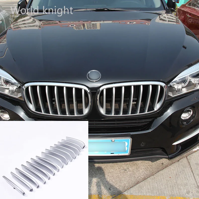 

High Quality 14PCS ABS Chrome Car Front Grill Cover Trim For BMW X5 F15 X6 F16 2014 2015 2016 Car Accessories