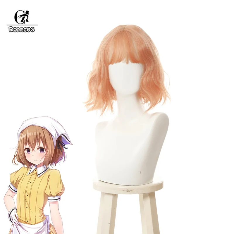 ROLECOS Blend S Аниме Косплей головные уборы Mafuyu Hoshikawa синтетические волосы стиль кафе Садистский японский аниме косплей короткие волосы