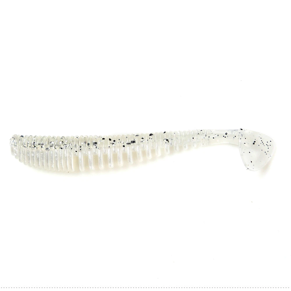 JOHNCOO Awaruna Fishing Lures 8cm 2.8g Artificial Baits Wobblers Soft Lures Shad Carp Silicone Fishing Soft Baits With UV