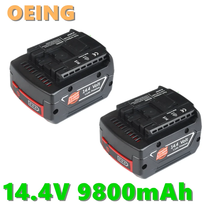 

New14.4V 9800 мА/ч, Перезаряжаемые Батарея ячейка для BOSCH электродрель отвертка BAT607,BAT607G,BAT614,BAT614G