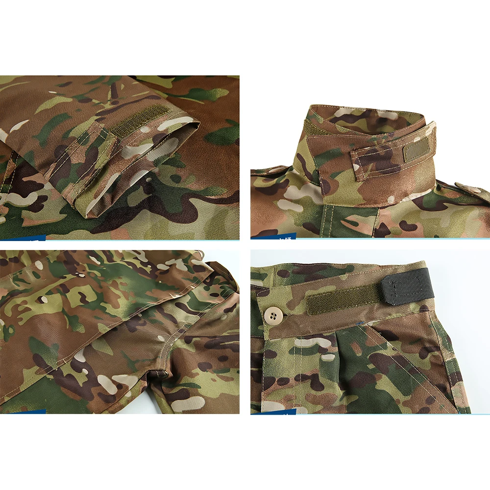 Военная униформа для детей Детский Камуфляжный Тактический Костюм подростков