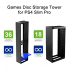 Контейнер для хранения игровых дисков Host Disk Tower, вертикальная подставка, 18 36 игровых дисков для PlayStation 4 PS4 Slim Pro, аксессуары