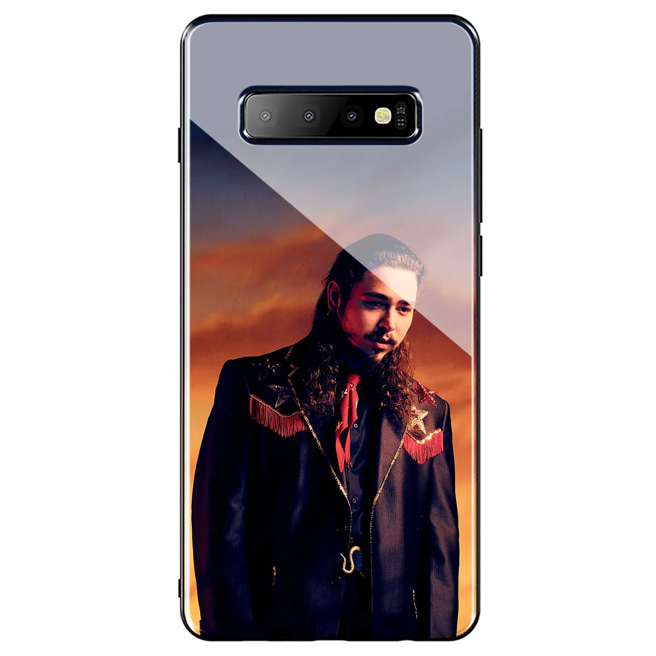 Post Malone закаленное Стекло чехол для samsung Galaxy S10 S9 S8 Note 8 9 10 плюс A10 A20 A30 A40 A50 A60 A70 |