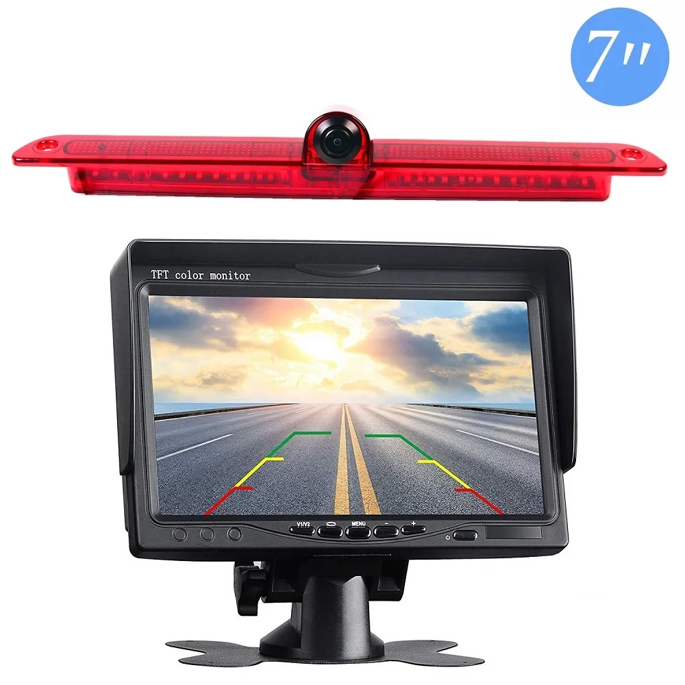 HD 720P Misayaee стоп-сигнал камера ночного видения + 7-дюймовый монитор для MB LWB Sprinter Mercedes