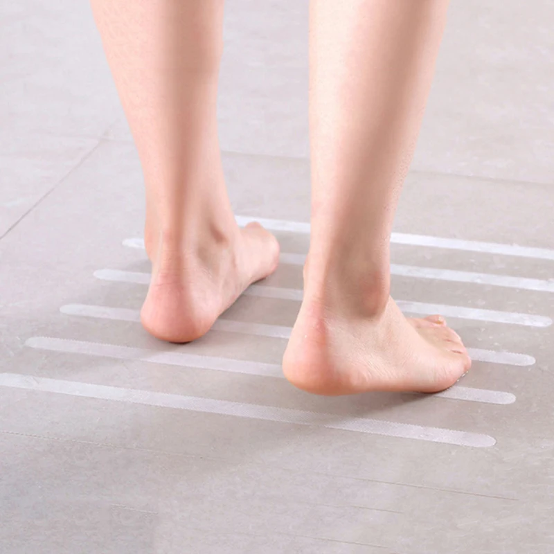 

Anti-Slip Strips Shower Floor Stickers Bath Safety Transparent Non Slip Tape For Bathtubs Stairs Bathing Mat PEVA Grip Sticker