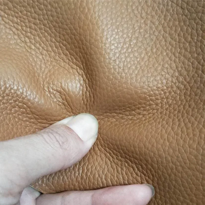 Brown Top Layer Cowhide Yellow Leather Diy Handmade Earth Sofa Seat | Дом и сад