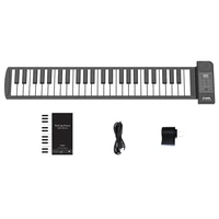 61 key roll up piano portable silicon folding electronic keyboard piano musical keyboard electronic music synthesize controller