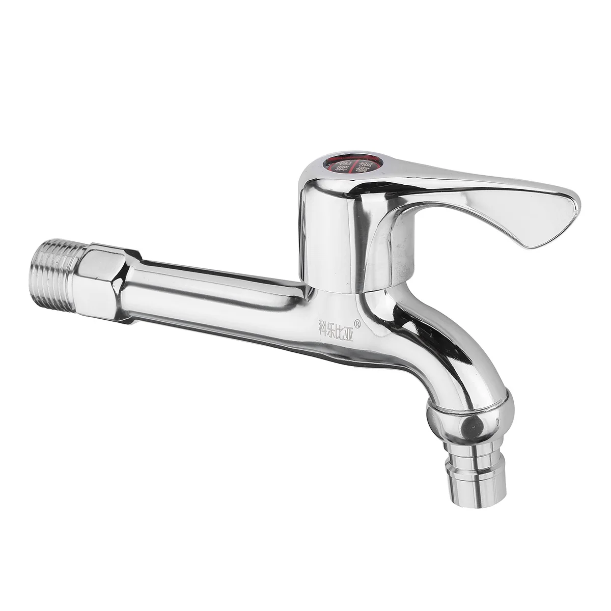 

Washing Machine Wall Mount Single Cold Tap Handle Laundry Extra Long Water Faucet Sink