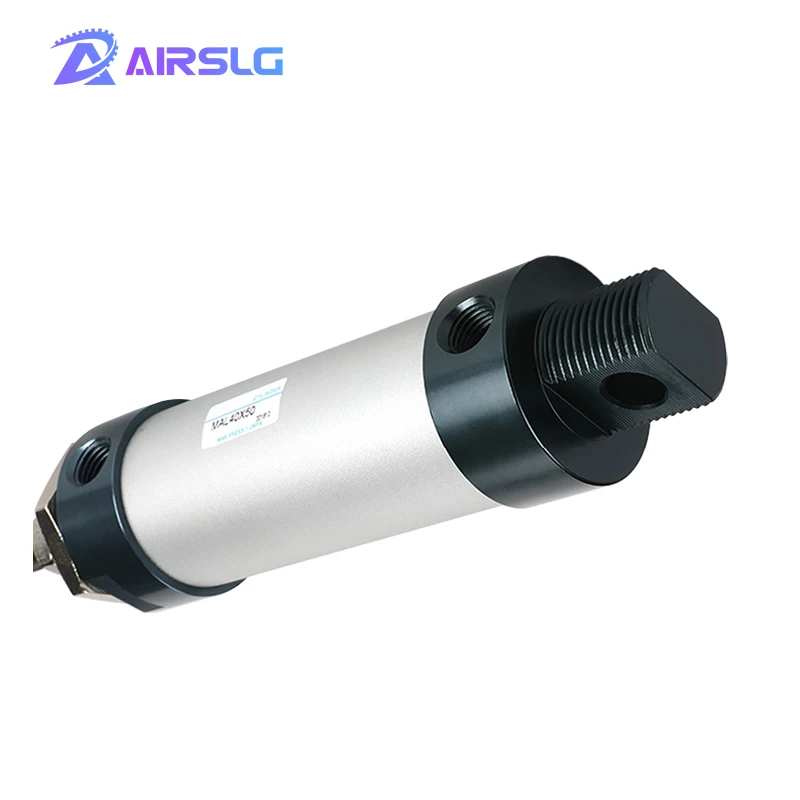 

MAL Series MAL16 MAL20 MAL25 MAL32 MAL40 Mini Pneumatic Cylinder 25-500mm Stroke-50-75 Double Acting Aluminum Alloy Air Cylinder