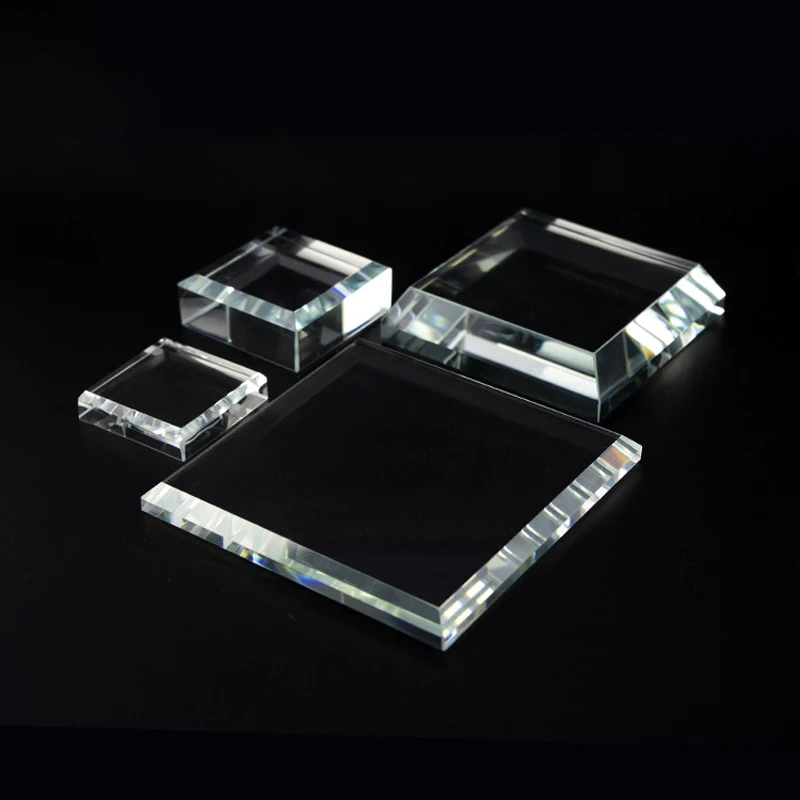 Суперпрозрачный кубический стеклянный объектив K9 прозрачный Кристальный