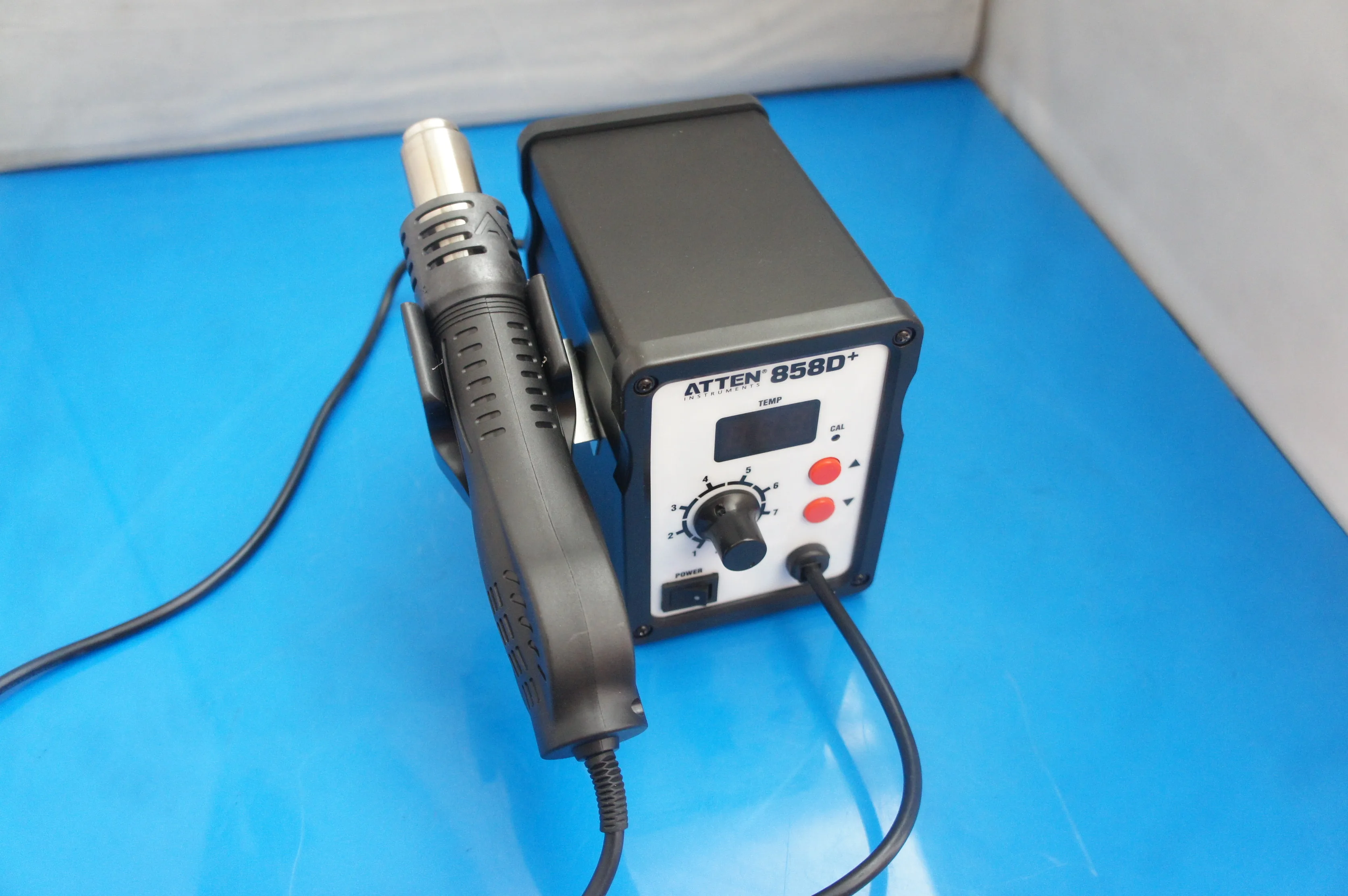 858D + SMD постоянная температура горячего воздуха пистолет Регулируемая цифровой