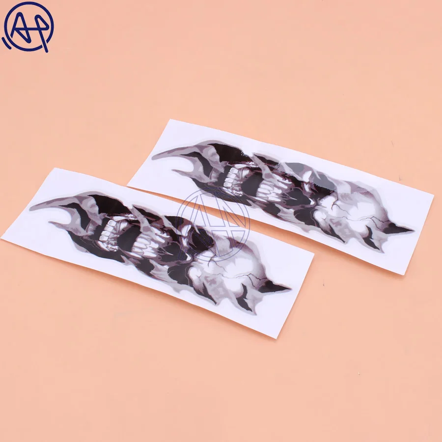 Наклейки графические для мотоциклов передних вилок черепов 2 шт.|graphic sticker|sticker