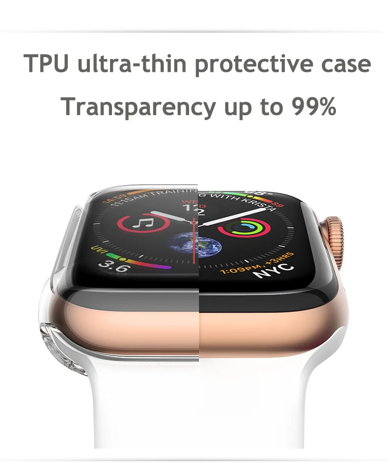 Металлические часы чехол для apple watch 38/40 мм 42 44 мм Защитная крышка бампера отделка Алюминий сплав Frame watch series 5/4/3/2/1