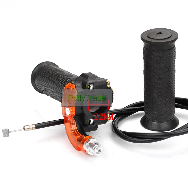 Ручки руля 47cc 49cc с тросом дроссельной заслонки карманный велосипед мини-мото