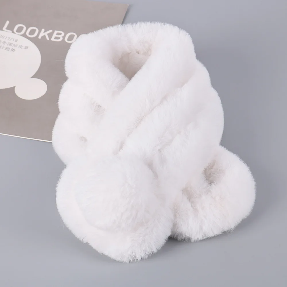 73 см 2019 Новый Модный зимний шарф из искусственного меха кролика для женщин