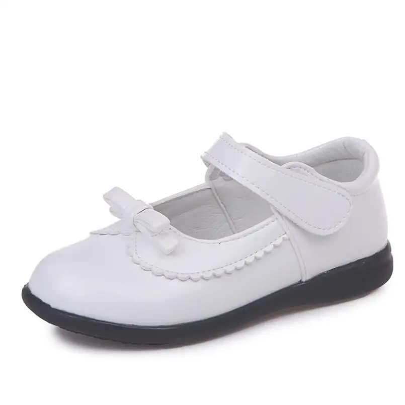 Кожаная обувь для девочек Детское свадебное платье Танцевальная принцессы