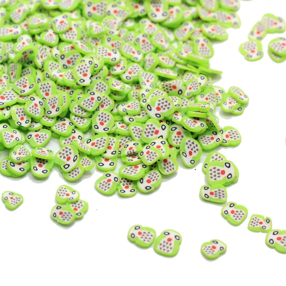200/50g 6MM Polymer Hot Clay Sprinkles Halloween Owl For Crafts Making Nail Arts Decoration DIY Scrapbooking For Phone Decor