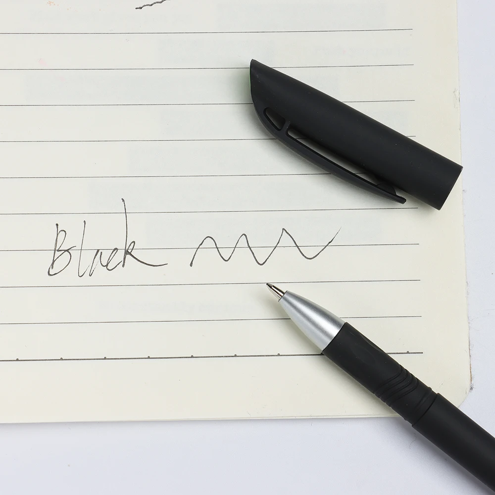Гелевая ручка 0 5 мм матовая черная простой журнал нейтральная подпись чернильная