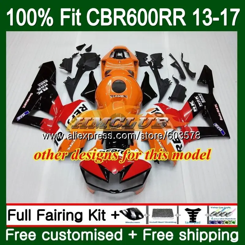 Литья под давлением для HONDA CBR600RR 2013 2014 2015 2016 2017 82CL. 26 CBR 600RR 600 RR CBR600 F5 13 14 15 16 17 Repsol