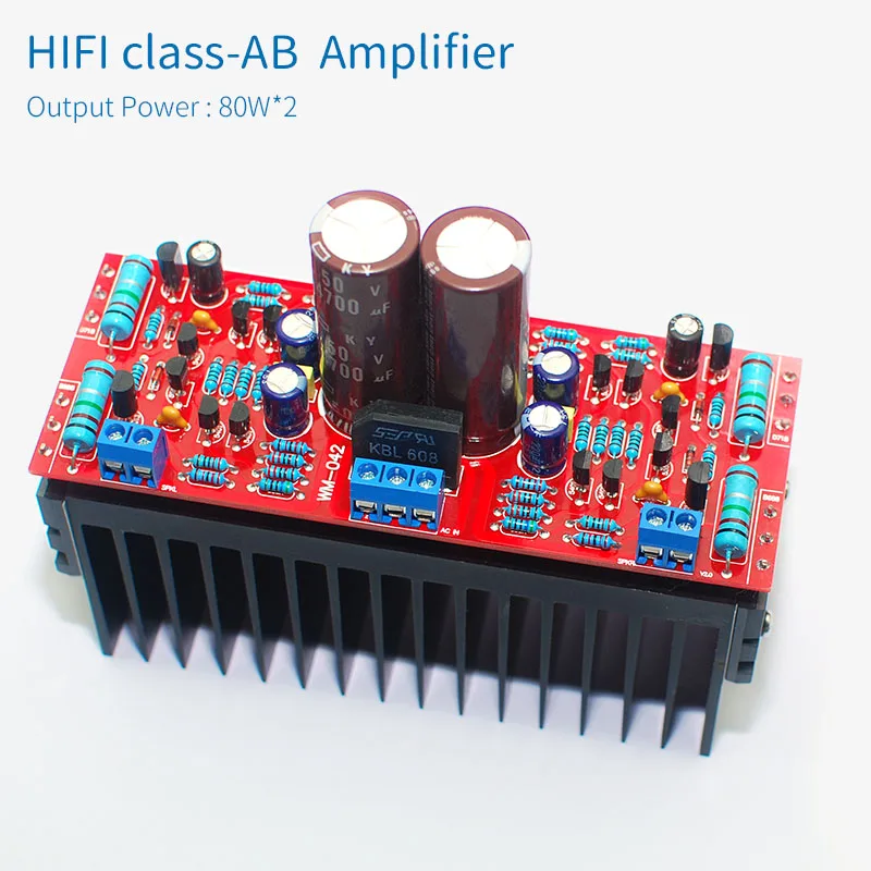 Плата аудио усилителя UNISIAN Class AB на 2 0 каналов мощные стерео Hi Fi усилители высокой
