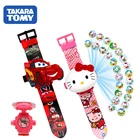 Часы TAKARA TOMY 3D Проекционные электронные, 24 дюйма, аниме игрушка-флип, подарок на день рождения, креативный рождественский подарок, игрушки для детей. 7z