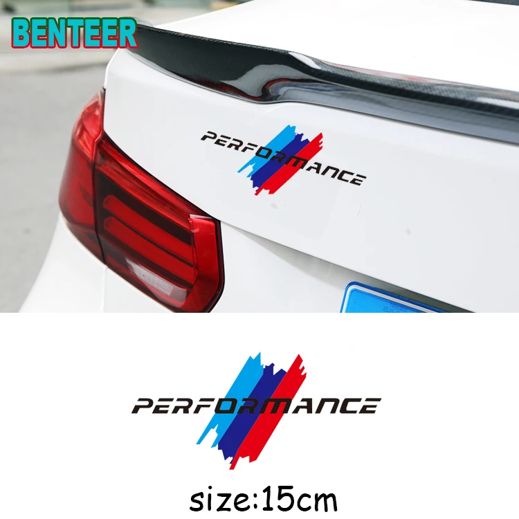 Автомобильная наклейка M power performance для bmw E36 E39 E46 E60 E61 E64 E70 E87 E90 E83 F10 F20 F30|Наклейки на