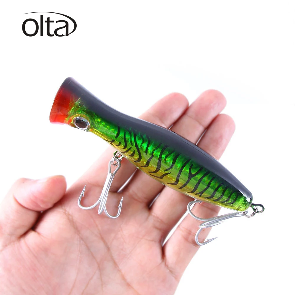 Olta плавающая Большая Поппер рыболовная приманка топвотер вобберы Isca рыболовные