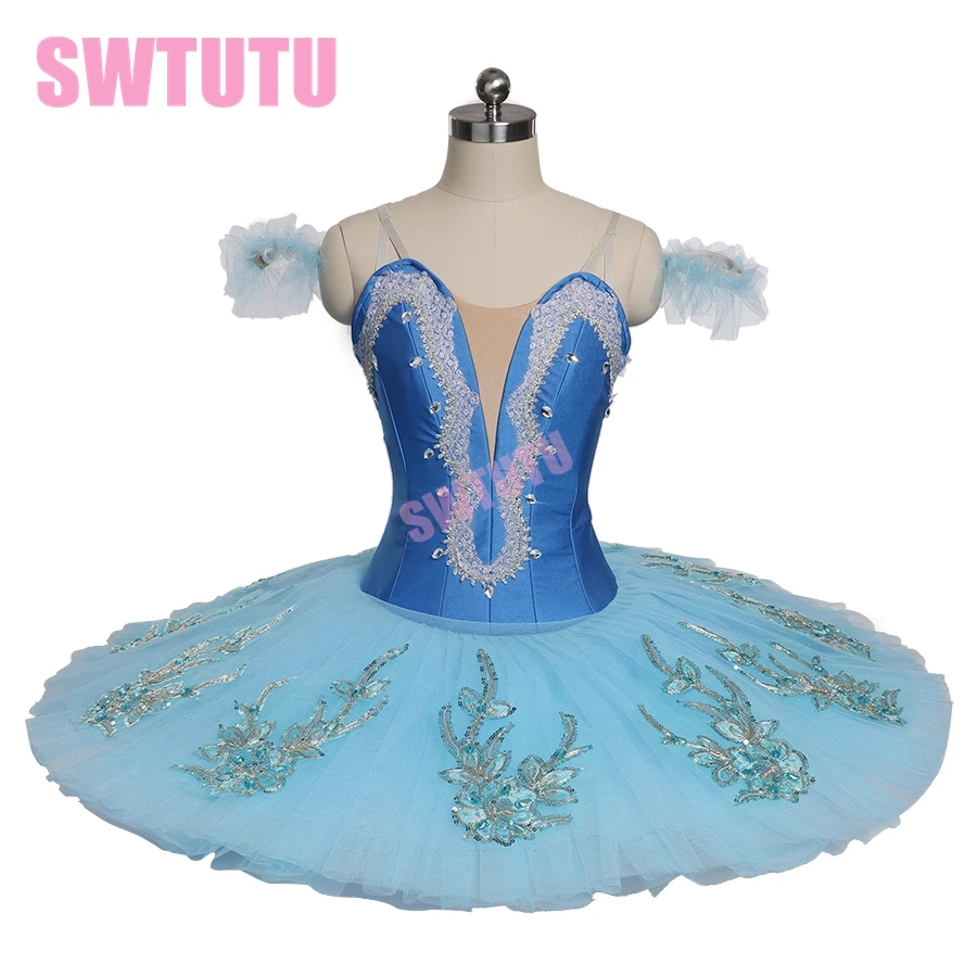 Голубая девочка конкурентоспособная палитра Tutus детская женская синяя Лебединая