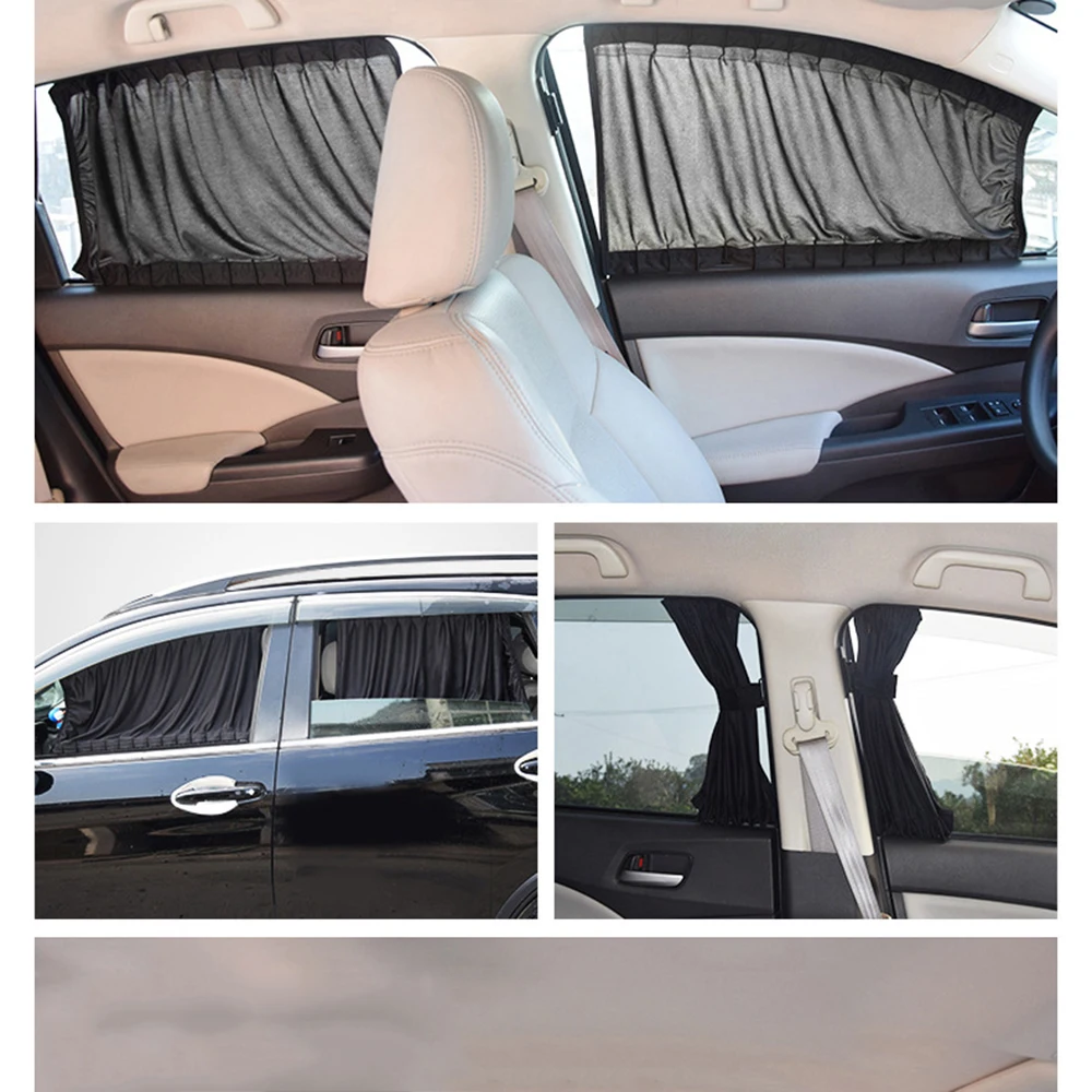 Новый черный 2 шт авто автомобиль боковые окна солнцезащитный козырек шторы щит