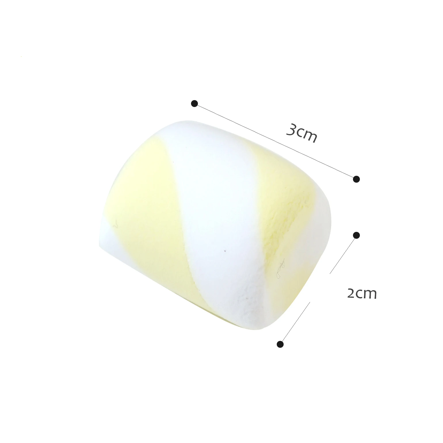 yellow YUYU 10 шт. имитация Зефир реквизит поддельные Зефир детский сад украшение из колец Детские фотографии реквизит украшения - Цвет: yellow