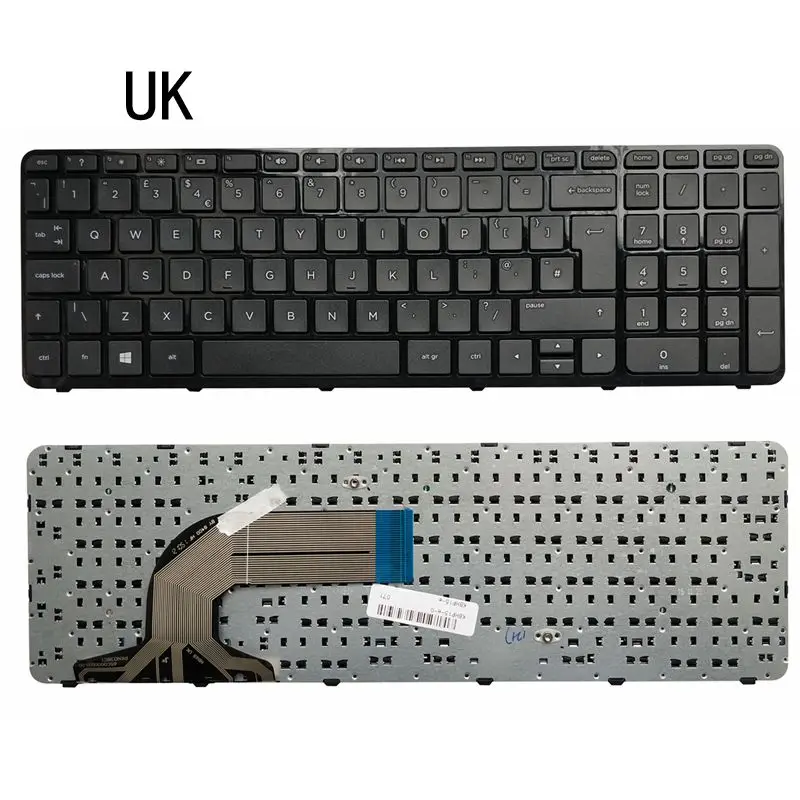 

NEW US/UK/SP LAPTOP KEYBOARD FOR HP pavilion 15-N T E r253cl r263dx R030WM R063nr