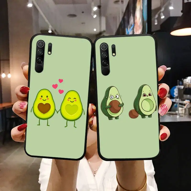 

Cartoon Cute Avocado Phone Case For xiaomi Redmi 5 5A plus 7A 8 note 2 3 4 5 5A 6 7 GO K20 A2