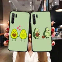 cartoon cute avocado phone case for xiaomi redmi 5 5a plus 7a 8 note 2 3 4 5 5a 6 7 go k20 a2
