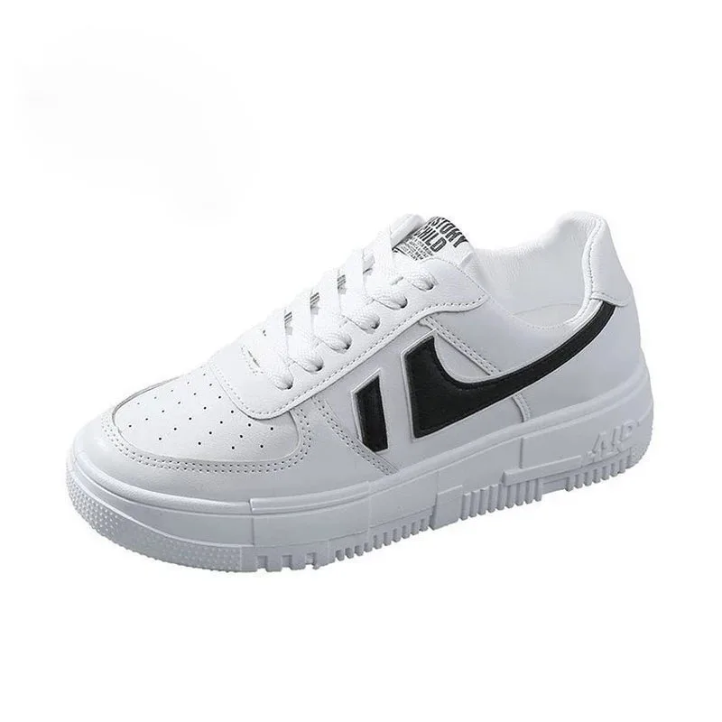 

2021 Hot Flats Woman Sneakers Women's Shoes Ladies Casual Breathable Female Vulcanized Shoes Lace Up Woman Comfort Walking Shoes