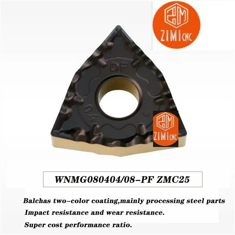 

ZIMI-CNC WNMG08404 08 DF ZMC25 WNMG431 2 DF ZMC25