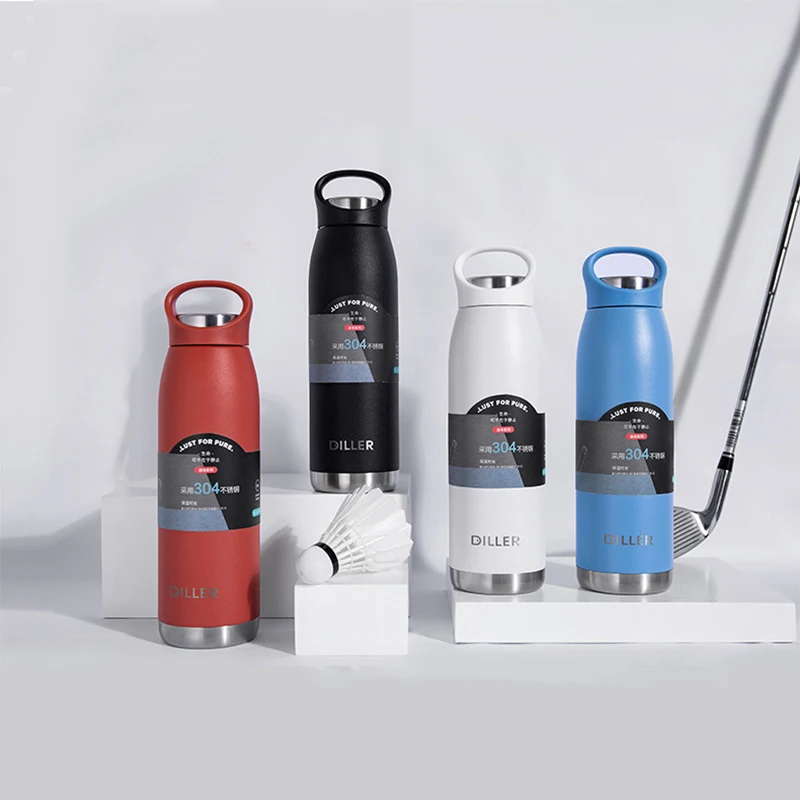 ZOOOBE 650 мл двухслойная бутылка для воды из нержавеющей стали Термос вакуумная