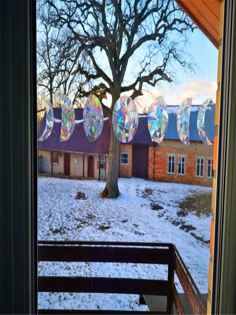 

moon phases suncatcher, lunar phases window decal, rainbow maker, suncatcher for window, rainbow suncatcher sticker