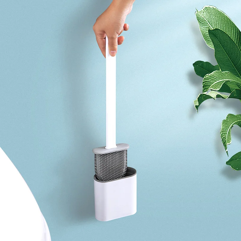 ORZ силиконовый держатель для туалетной щетки набор пластиковая длинная ручка