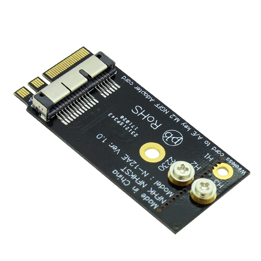 Модуль беспроводной карты BCM94360CS2 BCM943224PCIEBT2 12 + 6 Pin Bluetooth Wifi для NGFF M.2 Key A / E Adapter Mac OS |