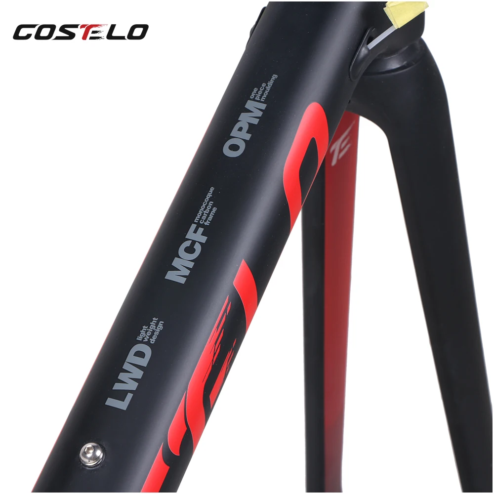 Новинка 2018 Costelo Speedmachine ultralight only 766g углеродное волокно рама для шоссейного