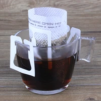 50pcs portable home office travel diy drip coffee filter hanging ear style coffee filters paper espresso tea infuser accessories