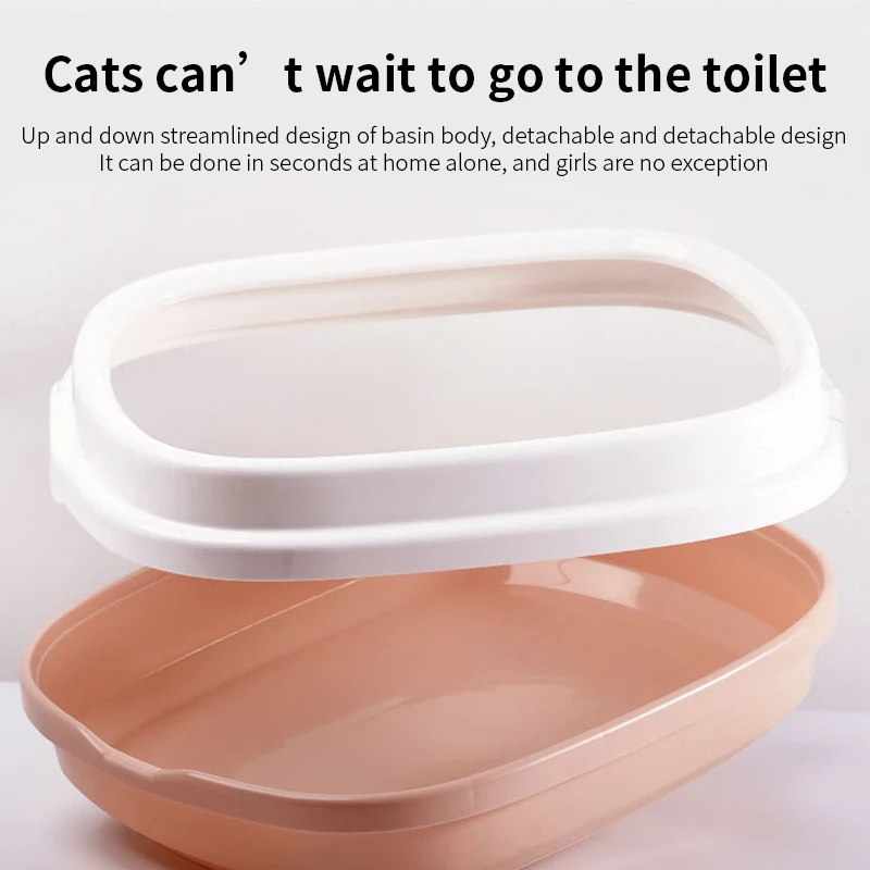 Pet Туалет постельное белье Анти Всплеск кошки ящик для туалета кошачий поднос