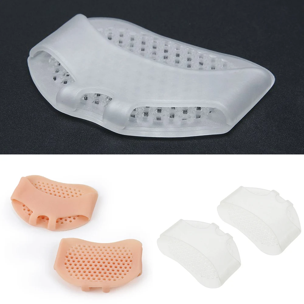 1 Pair Non-slip Silicone Foot Pads Forefoot Insole Shoes High Heel Soft Insert Non-slip Feet Protection Ladies Pain Relief New