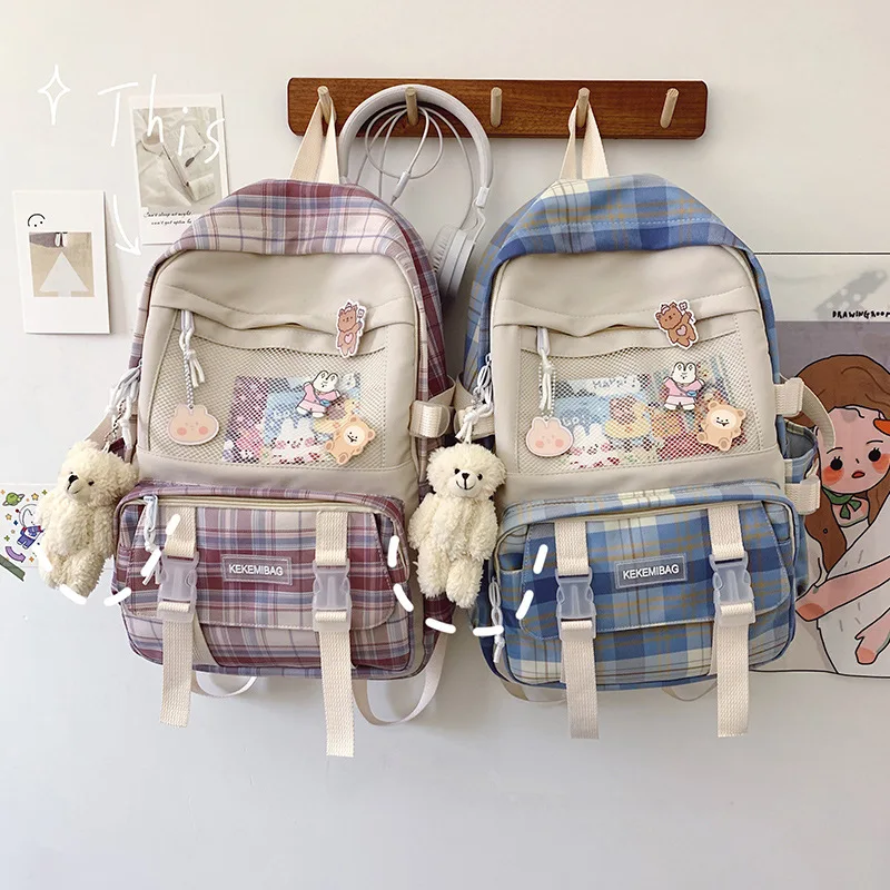 

Large Capacity Women Backpack Fashion Schoolbag Backpack for Teenager Girls Female High School College Student Book Bags Female