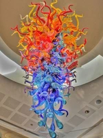 large modern dale chihuly led lights chinese supplier aristic hand blown glass chandelier