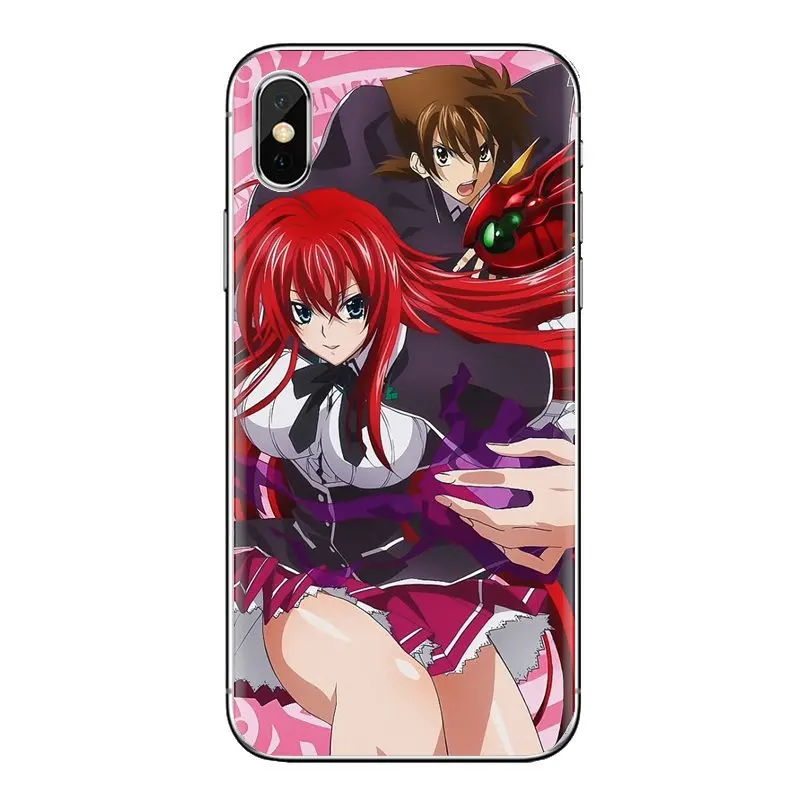 Высокая школа DXD Akeno Риас Gremory для Xiaomi Redmi 4A S2 Note 3 3S 4 4X5 6plus 7 6A Pro Pocophone F1 прозрачный