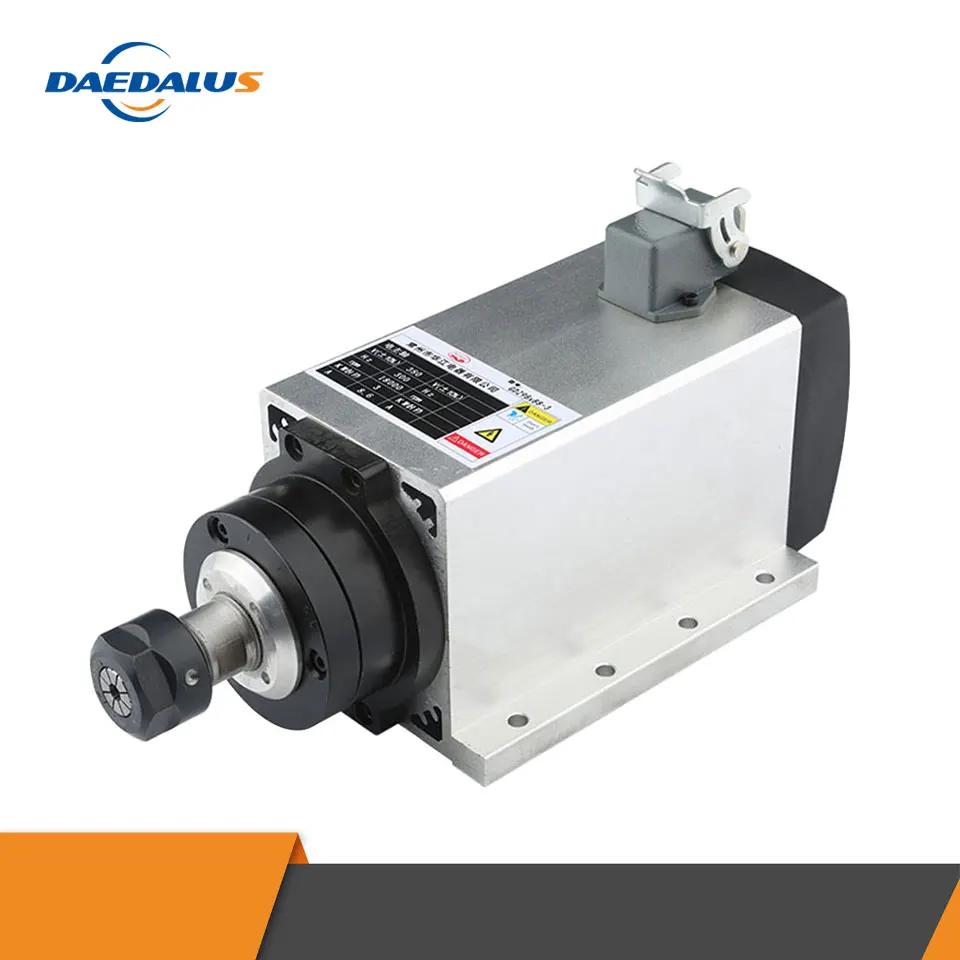 Квадратный двигатель шпинделя 3 кВт с воздушным охлаждением станок шпиндель ER20