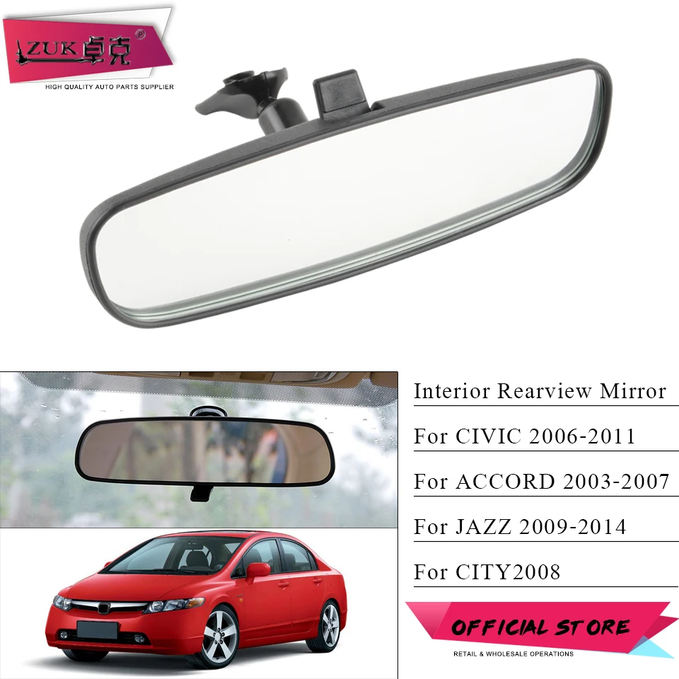 ZUK зеркало заднего вида для автомобиля HONDA ACCORD 2003 2007 CIVIC FA1 FD1 FD2 2006 2011 FIT JAZZ 2009 2014