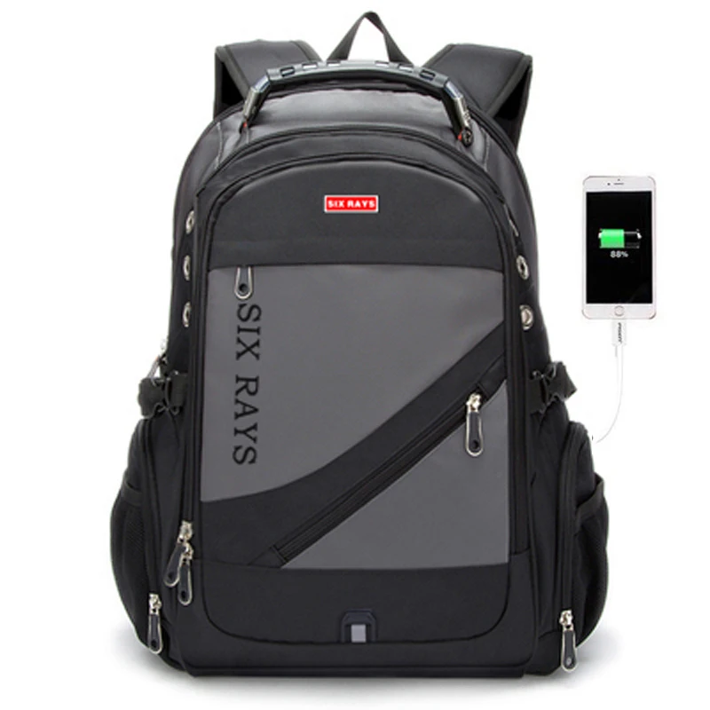 Мужской рюкзак многофункциональный с usb зарядкой Деловой Повседневный